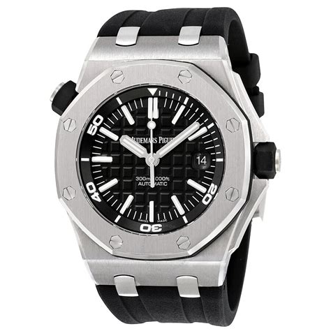 audemars piguet royal oak diver black|More.